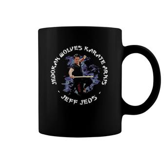 Jeff Jeds Wolves Karate Coffee Mug | Mazezy