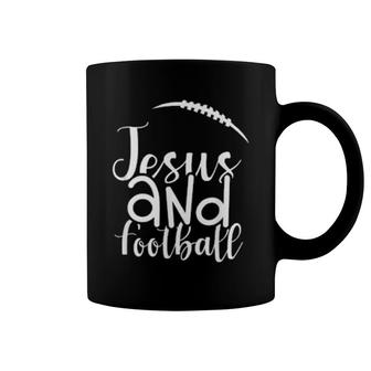 Jesus And Football Amen Classic Football Design Coffee Mug | Mazezy