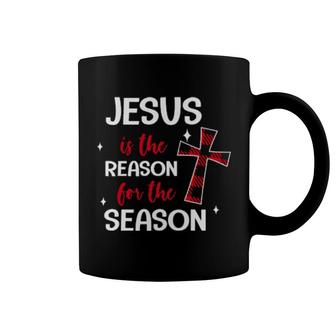 Jesus Is The Reason For The Season Religious Christmas Coffee Mug | Mazezy
