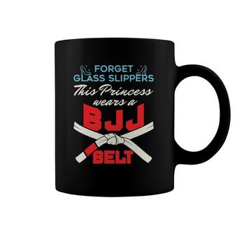 Jiu Jitsu Girls Women Cute Forget Glass Slippers Bjj Belt Coffee Mug | Mazezy