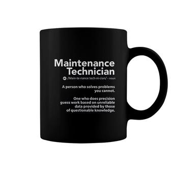 Job Definition Funny Maintenance Technician Coffee Mug | Mazezy