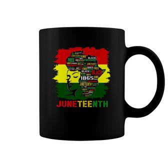 Juneteenth Independence Day - African Flag Black History Tee Coffee Mug | Mazezy