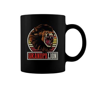 Jungle Grandfather Gift Zoo Animal Family Grandpa Lion Coffee Mug | Mazezy