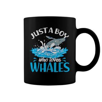 Just A Boy Who Loves Whales Ocean Mammal Sea Whale Coffee Mug | Mazezy
