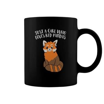 Just A Girl Who Loves Red Pandas Coffee Mug | Mazezy UK