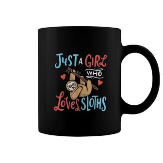 Just A Girl Who Loves Sloth Coffee Mug | Mazezy