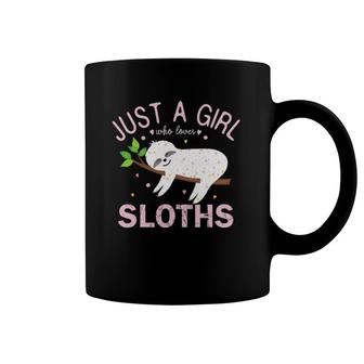 Just A Girl Who Loves Sloths Coffee Mug | Mazezy