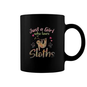 Just A Girl Who Loves Sloths Sloth Coffee Mug | Mazezy