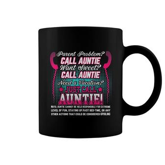 Just Call Auntie Awesome Aunt Gift Coffee Mug | Mazezy