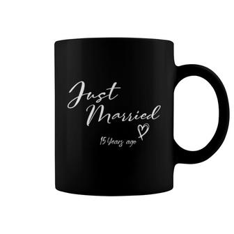 Just Married 15 Years Ago, Married For 15 Years Coffee Mug | Mazezy