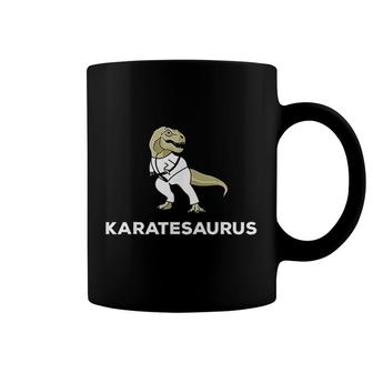 Karate T Rex Karatesaurus Funny Coffee Mug | Mazezy