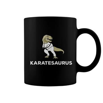 Karate Trex Karatesaurus Funny Coffee Mug | Mazezy