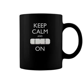 Keep Calm And Carry On Coffee Mug | Mazezy