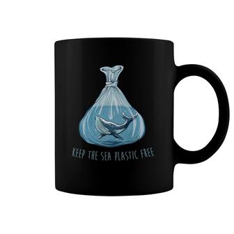 Keep The Sea Plastic Free Save The Planet Environment Ocean Coffee Mug | Mazezy