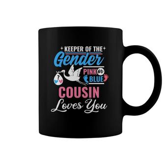 Keeper Of The Gender Cousin Loves You Reveal Announcement Coffee Mug | Mazezy