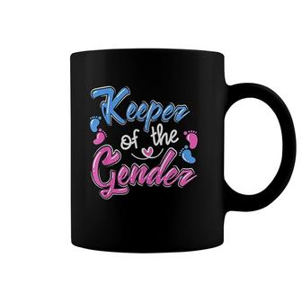 Keeper Of The Gender Reveal Announcement Coffee Mug | Mazezy