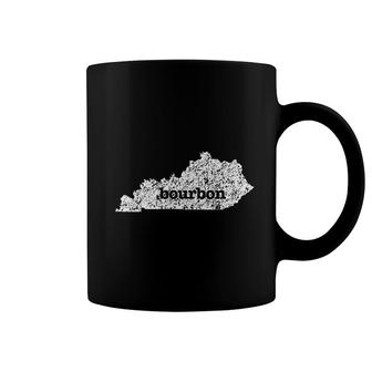 Kentucky Bourbon Love Home State Distressed Graphic Coffee Mug | Mazezy