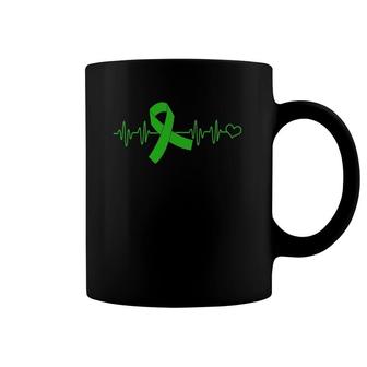 Kidney Disease Support Heartbeat Kidney Disease Awareness Coffee Mug | Mazezy