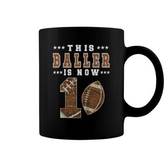 Kids 1St Birthday Party Football Boy One Year Old Football Player Coffee Mug - Seseable