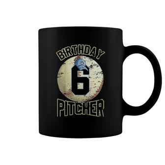 Kids 6Th Birthday Boy Pitcher Baseball Softball Coffee Mug | Mazezy