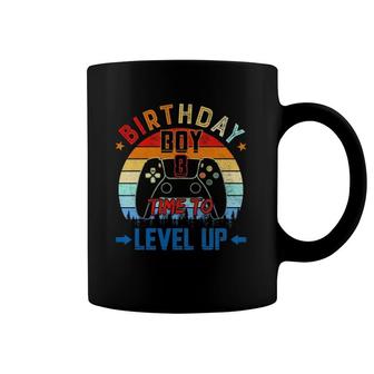 Kids 8Th Birthday Boy Time To Level Up 8 Years Old Boys Coffee Mug | Mazezy