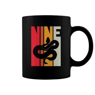 Kids 9Th Birthday Vintage Snake Lover Pet Reptile 9 Years Old Coffee Mug | Mazezy
