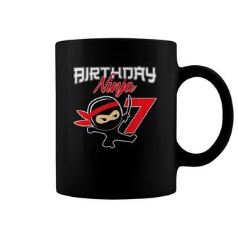 Kids Birthday Ninja Is 7 Year Old Your Funny Ninja 7Th Birthday Coffee Mug | Mazezy