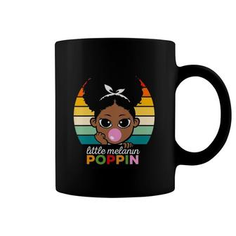 Kids Black History Melanin Poppin Juneteenth Hbcu Afro Girls Coffee Mug | Mazezy