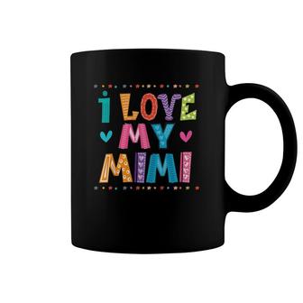 Kids Granddaughter I Love My Mimi Coffee Mug | Mazezy