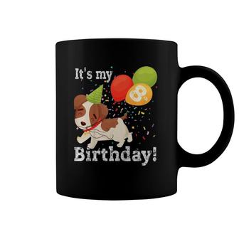 Kids It's My 8Th Birthday Dog Lover Theme 8 Years Old Puppy Party Coffee Mug | Mazezy