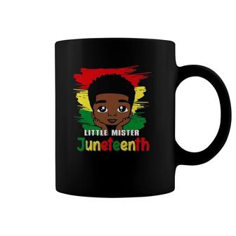 Kids Little Mister Juneteenth Black Boy Toddler Prince Coffee Mug | Mazezy