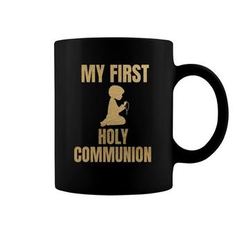 Kids My First Communion 2022 Kids Boy Cross Gift Catholic Coffee Mug | Mazezy