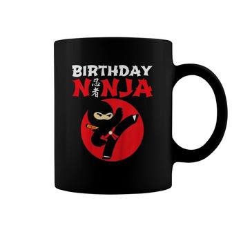 Kids Ninja Birthday Party Theme Gift For Boys - Birthday Ninja Coffee Mug | Mazezy