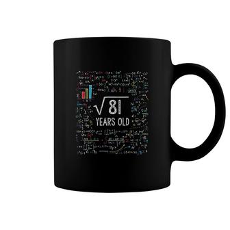 Kids Square Root Of 81 9th Birthday 9 Year Old Gifts Math Bday Coffee Mug - Seseable