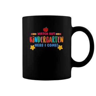 Kids Watch Out Kindergarten Here I Come Boys Girls Coffee Mug | Mazezy AU