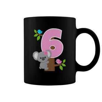 Koala Bear 6Th Birthday Girl 6 Years Old Birthday Koalas Bday Coffee Mug | Mazezy