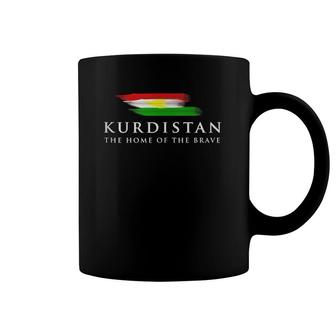 Kurdistan The Home Of The Brave Coffee Mug | Mazezy