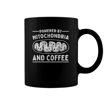 Lab Geek Powered By Mitochondria And Coffee Natural Coffee Mug | Mazezy