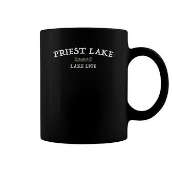 Lake Life Priest Lake Kayaking Idaho Kayak Kayaker Camping Coffee Mug | Mazezy
