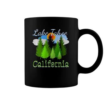 Lake Tahoe California Forest Coffee Mug | Mazezy