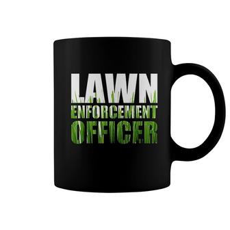 Lawn Enforcement Officer Coffee Mug | Mazezy