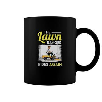 Lawn Enforcement Officer The Lawn Ranger Rides Again Coffee Mug | Mazezy