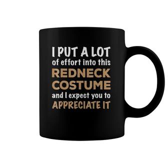 Lazy Halloween Costume For Quick Easy Redneck Theme Coffee Mug | Mazezy