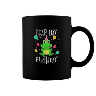 Leap Day 2 Birthday Gift February 29th Leap Year Frog Coffee Mug - Seseable