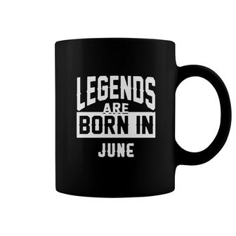 Legends Are Born In June Basic Coffee Mug | Mazezy