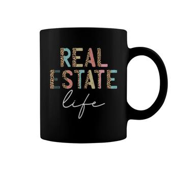 Leopard Real Estate Life Agent Realtor Investor Home Broker Coffee Mug | Mazezy