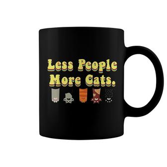 Less People More Cats Coffee Mug | Mazezy