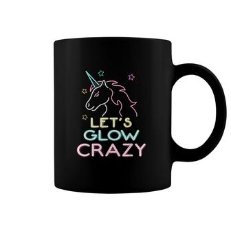 Lets Glow Crazy Party Cool Birthday Glow Party Coffee Mug - Seseable