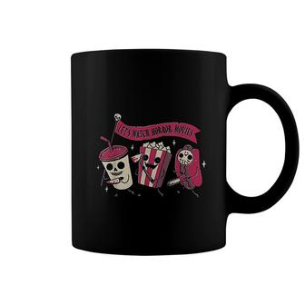 Lets Watch Horror Movies Funny Halloween Costume Coffee Mug | Seseable UK