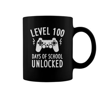 Level 100 Days Of School Unlocked - 100 Days Video Gamer Coffee Mug | Mazezy